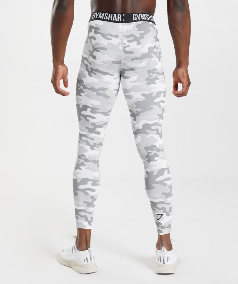 Legginsy Gymshark Element Baselayer Męskie Camo | PL 670MZP